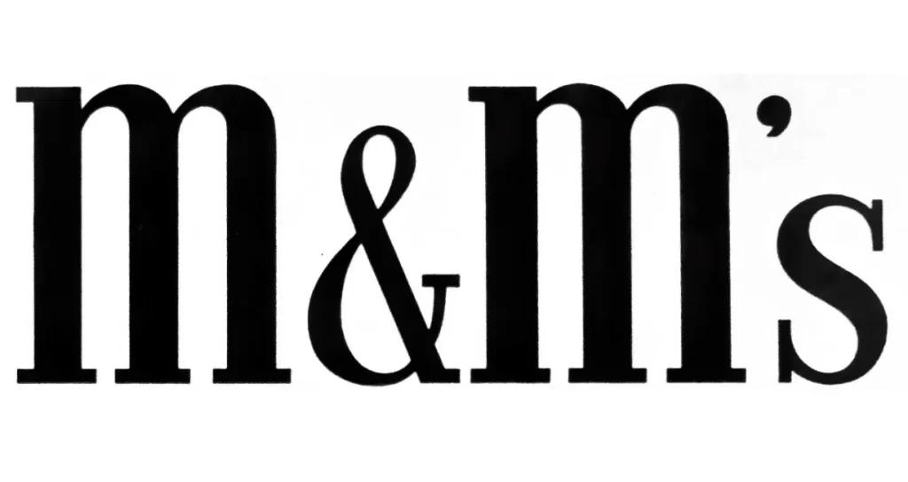 Logo M&M's 1941-1954