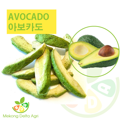 Freeze-Dried Avocado Mekong Delta Agri , 동결건조 아보카도