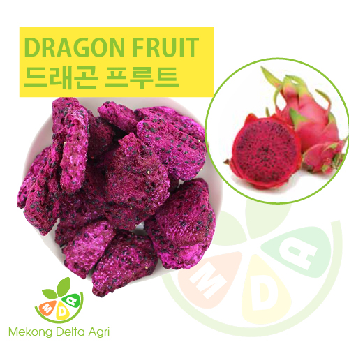Freeze-Dried Red Dragon Fruit Mekong Delta Agri , 동결건조 레드 드래곤 프루트