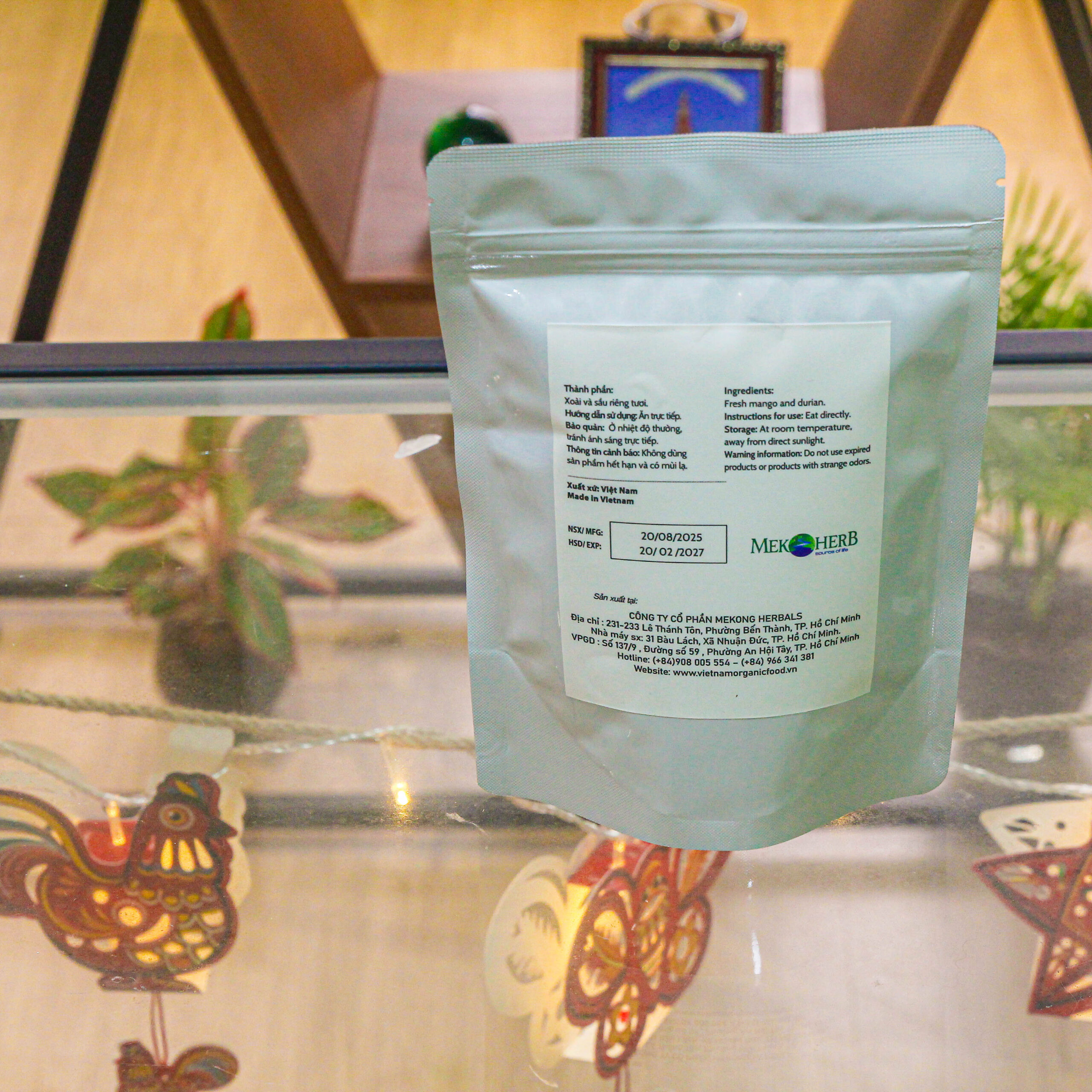 Mango & Durian 35g Freeze Dried Snack - Image 3