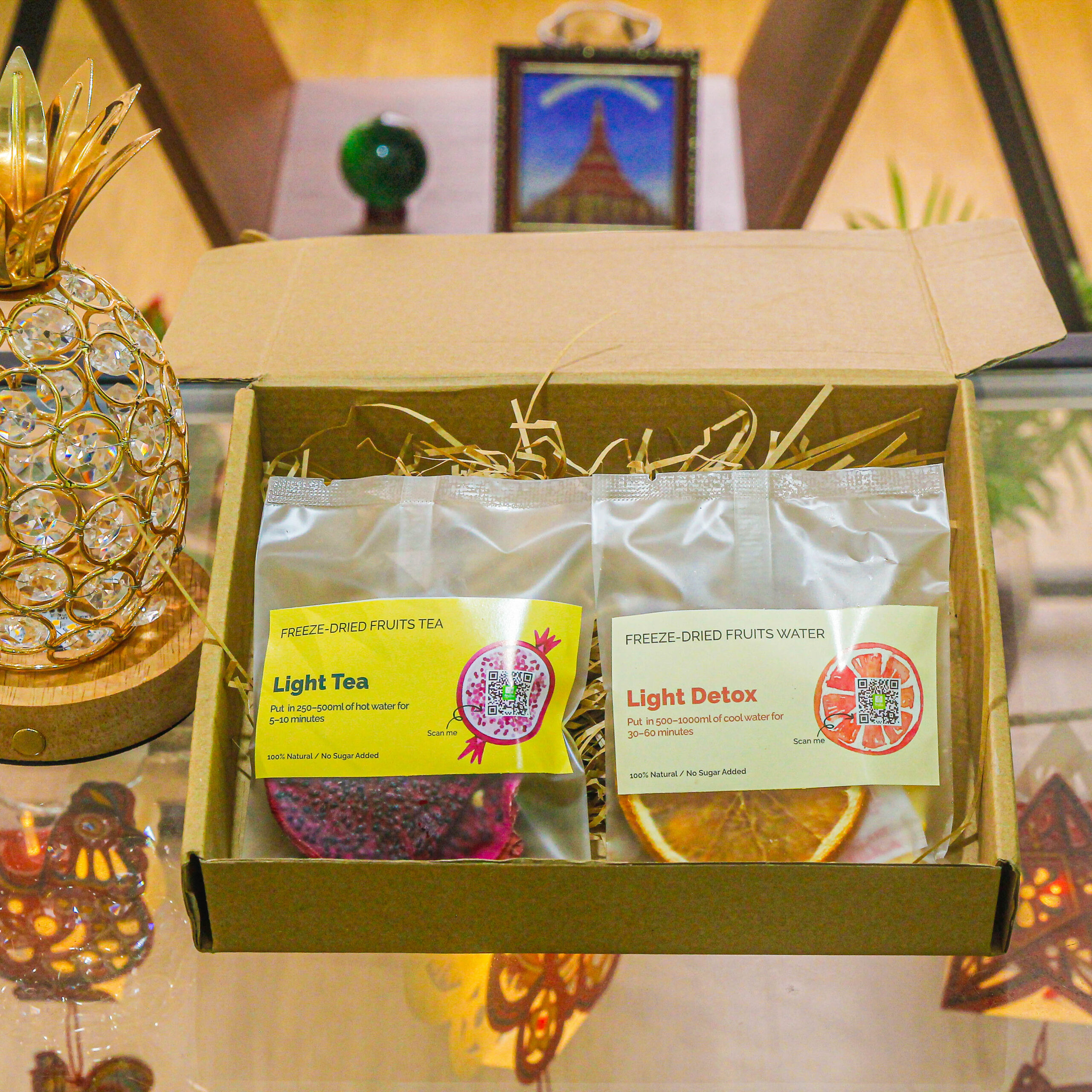 Light Tea Red Dragon Fruit - Water Infusion Pack - Image 2