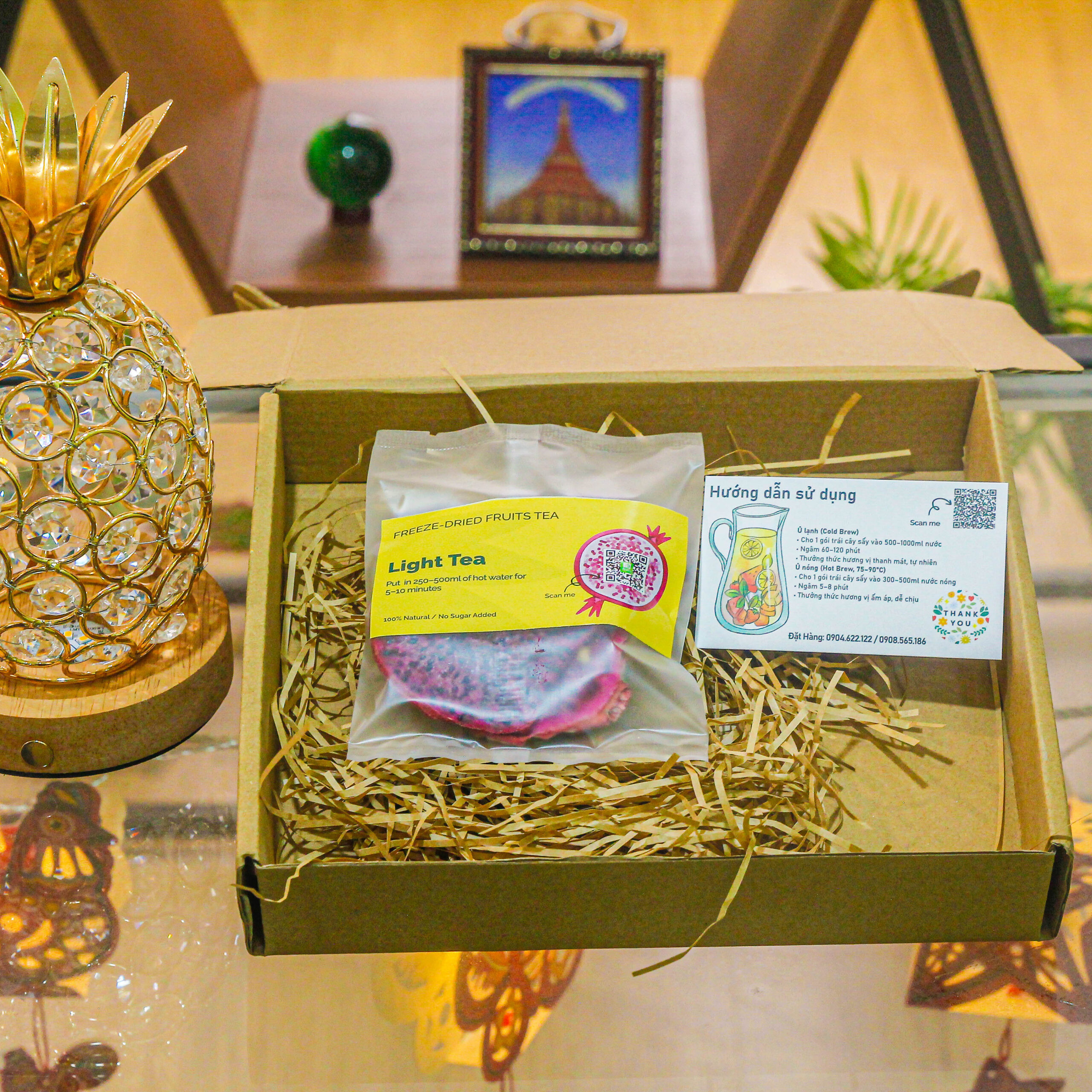 Light Tea Red Dragon Fruit - Water Infusion Pack