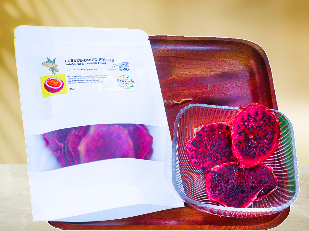 Dried Red Dragon Fruit Slices 80g - Image 2